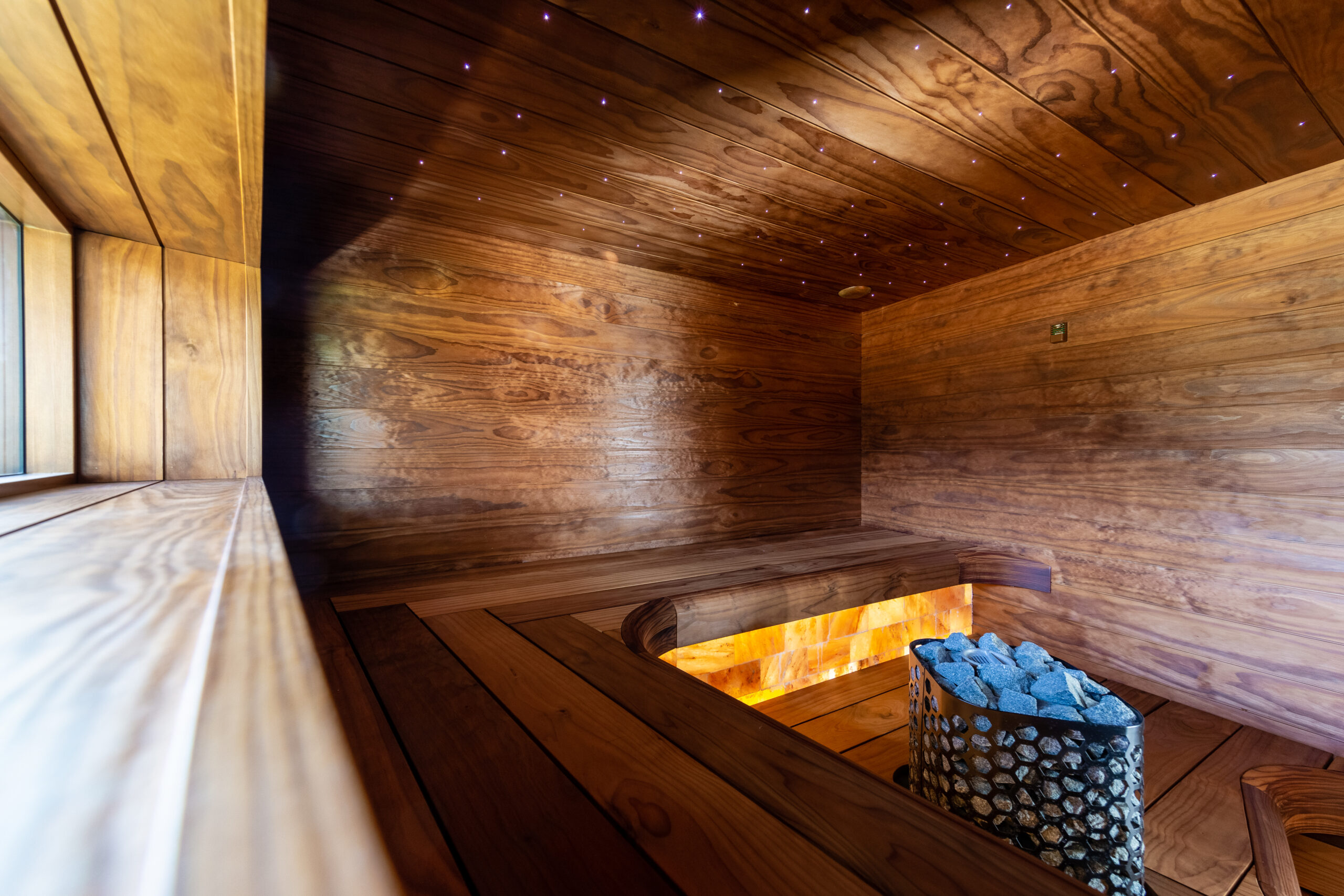 Thermowood sauna